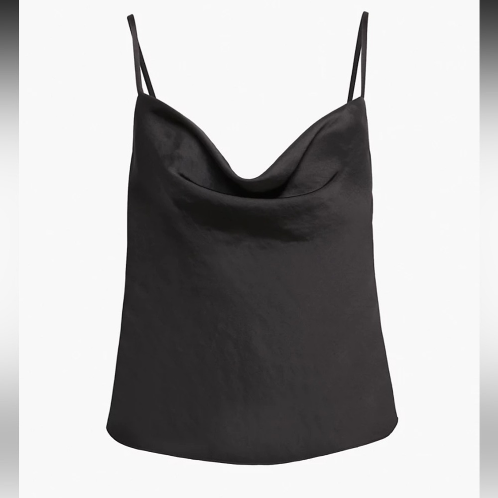 Aritzia Wilfred Only Satin Cowlneck Camisole